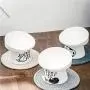 gutongyuan Raised Cat Bowls for Food and Water, Elevated Tilted Cervical Vertebra Protect Ceramic Cat Feeding Bowls with Mat gutongyuan Raised Cat Bowls for Food and Water, Elevated Tilted Cervical Vertebra Protect Ceramic Cat Feeding Bowls with Mat