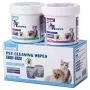 N/J 130+130 Cotton Pads Pet Ear and Eye Pet Wipes for Dogs and Cats,Non-Toxic, All-Natural Grooming Wipes, Puppy Dog Wipes Eye Tear Stain Remover Wipes,Unscented Gentle Cat Ear Wipe N/J 130+130 Cotton Pads Pet Ear and Eye Pet Wipes for Dogs and Cats,Non-Toxic, All-Natural Grooming Wipes, Puppy Dog Wipes Eye Tear Stain Remover Wipes,Unscented Gentle Cat Ear Wipe