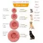 XIAJIE Pet Bed, Fluffy Luxe Soft Plush Round Cat and Dog Bed, Donut Cat and Dog Cushion Bed, Self-Warming and Improved Sleep, Orthopedic Relief Shag Faux Fur Bed Cushion XIAJIE Pet Bed, Fluffy Luxe Soft Plush Round Cat and Dog Bed, Donut Cat and Dog Cushion Bed, Self-Warming and Improved Sleep, Orthopedic Relief Shag Faux Fur Bed Cushion
