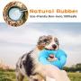 Dog Chew Toy for Aggressive Chewers Medium and Large Breed, Freezable Dog Chew Toys for Teething Dogs, Ultra-Tough Natural Rubber Nearly Indestructible Donut Dog Toy, Dog Chew Ring Toys