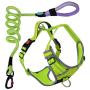 ThinkPet No Pull Harness Breathable Sport Harness - Reflective Padded Dog Safety Vest with Top Handle, Back/Front Clip for Easy Control