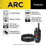 Dogtra ARC Remote Training Collar - 3/4 Mile Range, Waterproof, Rechargeable, Static, Vibration - Includes PetsTEK Dog Training Clicker