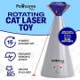 PAWSOME PETS Interactive Cat Laser Toy - Less Mayhem, Happier Humans - Keep Fingers Chew-Free with 360 Rotating, 3 Mode Automatic Laser for Cats - 1 Battery Operated Laser Cat Toy