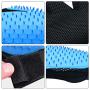Petper ABJGMGLV01 Pet Grooming Glove, Bathing Brush Glove, Pet Hair Remover Deshedding Gloves for Pet Dog Cat 1 Pair