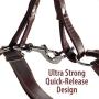 Logical Leather Adjustable Dog Harness