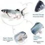 Jugsar 2 Pack Electric Wiggle Fish Cat Toy, Realistic Plush Simulation Moving Flopping Kitty Pillow Catnip Toys, Funny Interactive Charging Pets Supplies for Kitten Cats Indoor Chew Bite Kick Exercise Jugsar 2 Pack Electric Wiggle Fish Cat Toy, Realistic Plush Simulation Moving Flopping Kitty Pillow Catnip Toys, Funny Interactive Charging Pets Supplies for Kitten Cats Indoor Chew Bite Kick Exercise