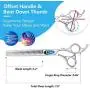 Dog Cat Grooming Straight, Curved, Thinning/Blending/Chunker Scissors Kit, JP-440C Stainless Steel Pet Hair Cutting/Trimming Shears Dog Cat Grooming Straight, Curved, Thinning/Blending/Chunker Scissors Kit, JP-440C Stainless Steel Pet Hair Cutting/Trimming Shears