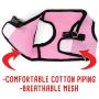 Weebo Pets SoftnSafe Adjustable Dog Harness (Pink, S)