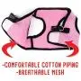 Weebo Pets SoftnSafe Adjustable Dog Harness (Pink, XS)