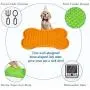 HUSUKU Dog Lick Mat, 2 Pack Dog Slow Feeder, Bone-Shaped Pet Calming Mat Anxiety Relief Dog Cat Training Licking Mat Perfect for Food, Yogurt, Peanut Butter HUSUKU Dog Lick Mat, 2 Pack Dog Slow Feeder, Bone-Shaped Pet Calming Mat Anxiety Relief Dog Cat Training Licking Mat Perfect for Food, Yogurt, Peanut Butter