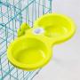 BalataHome Pet Hanging Bowl Food Water Feeder Coop Cup Removable Cage Bowls for Dogs Cats Birds