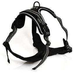 Dog Harness No Pull Pet Harness 3M Reflective Adjustable Outdoor Pet Vest Harness Handle Small Medium Large Dogs Training