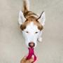 Pet Qwerks Flavorit Flavor Infused Nylon Chew Toy - Fillable Cells for Spreads, Durable Tough Toys for Aggressive Chewers | Made in USA with FDA Compliant Nylon