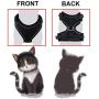 MUDINPET Cat Harness Escape Proof, Kitten Mesh Vest Harness, Adjustable Reflective Comfortable Soft Cat Chest Harness