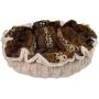 BESSIE AND BARNIE Ultra Plush Wild Kingdom/Natural Beauty Luxury Deluxe Dog/Pet Cuddle Pod Bed