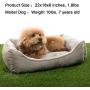Hollypet Rectangle Plush Dog Cat Bed Self-Warming Pet Bed