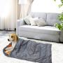 KUDES Dog Sleeping Bag Waterproof Warm Packable Dog Bed with Storage Bag for Indoor Outdoor Travel Camping Hiking Backpacking (43Lx27W)