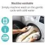 EDUJIN Cat Bed & Dog Bed, Calming Pup Dog Cat Bed for Small Medium Pet, Non-Slip Bottom, Machine Washable Round Warm Bed for Dogs with Fluffy Comfy Lining Plush Kennel(20'',24'')