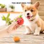 Dog Squeaky Balls Toy Rubber Funny Emoji Face Soft Bouncy Chewing Squeaky Fetch Balls Toy Puppy Fetch Play Toy for Small Medium Pet Dog Cat 6PCS