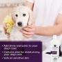 Lillian Ruff Brightening & Whitening Shampoo for Dogs – Tear Free Coconut Scent with Aloe for Dry & Sensitive Skin – Adds Shine & Luster to Coats