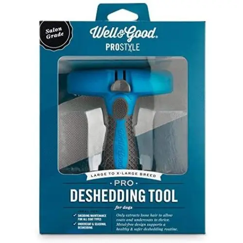 Well & Good Prostyle Dog Deshedding Tool for Large to X-Large Breeds, Large/X-Large Well & Good Prostyle Dog Deshedding Tool for Large to X-Large Breeds, Large/X-Large