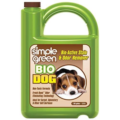 Simple Green Bio Active Stain & Odor Remover for Pet & Carpet- Pet & People Safe (1 Gal)