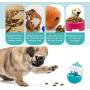 GACYSMD Tumbler Toys Interactive Food Treat Dispenser Ball，Funny Dog/CAT Puzzle Toys for PET Increases IQ Interactive and Reduce Boredom Relieve Anxiety