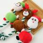 Holibanna Pet Toy Cotton Rope Pet Dog Chewing Bite Toy Christmas Hanging Ornaments (Santa)