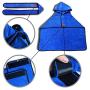 shenjin Dog Dog Drying Bag, Quick Drying Microfiber Bathrobe for Dog Cat Pet?Super Absorbent Dog Drying Coat Towel, Dog Bath Towel(S,Blue)