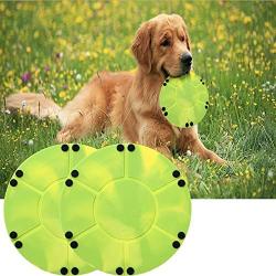 LERTREE 2 Pack Dog Cat Folding Bowl Easy to Carry Non-Slip Pet Storage Bowl Outdoor Dog Flying Disc Saucer Toy for Interactive Play & Eating Dishes
