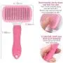 TIMINGILA Self Cleaning Slicker Brush for Dogs and Cats,Pet Grooming Tool,Removes Undercoat,Shedding Mats and Tangled Hair,Dander,Dirt, Massages Particle,Improves Circulation TIMINGILA Self Cleaning Slicker Brush for Dogs and Cats,Pet Grooming Tool,Removes Undercoat,Shedding Mats and Tangled Hair,Dander,Dirt, Massages Particle,Improves Circulation