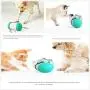 Balance Swing Car Treat Dispensing Toy for Cats and Dogs - Bear Head Shaped IQ Treat Ball (Slow Feeder, Active Feeder, pet Puzzle Toy, Treat Dispensing Toy and Interactive pet Toy in one)