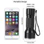 RENOOK 21 LEDs Mini UV Black Light Flashlight - 395nm Detector for Dog Pet Urine Stains Bed Bugs and Scorpions, Authenticate Currency, Detection of Fluorescent Agent for Mother, Camping Must, 2 Pack