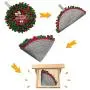 Lepawit Christmas Dog Snuffle Mat Dog Playmat Feeding Mat with Squeaker Training Nosework Blanket Feed Dog Puzzle Toys Encourages Natural Foraging Skills for Stress Release Intelligence Stimulation