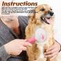 aOaO Dog Brush,Slicker Pet Grooming Brush The Ultimate deshedding Tool “ for Dogs, Cats and Horses Reduces Shedding by%90