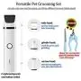 Dog Clippers Dog Nail Grinder Versatile Pet Grooming Kit Rechargeable Cordless 2-Speed Low Noise Pet Hair Nail & Trimmer with Stainless Steel Nail Clipper & File for Dog, Cat and Other Pets Dog Clippers Dog Nail Grinder Versatile Pet Grooming Kit Rechargeable Cordless 2-Speed Low Noise Pet Hair Nail & Trimmer with Stainless Steel Nail Clipper & File for Dog, Cat and Other Pets