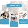 Cat Hair Brush Pet Grooming Brush, Dog Shedding Brush for Short Hair Dogs, Self Cleaning Slicker Brush Tool for Pet, Removes Tangles, Loose Hair Cat Hair Brush Pet Grooming Brush, Dog Shedding Brush for Short Hair Dogs, Self Cleaning Slicker Brush Tool for Pet, Removes Tangles, Loose Hair