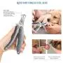 Dog Claw Clippers Pets Nail Scissors and Trimmer Foldable Painless Paws Grooming & Smoothing Tools Safety Guard to Avoid Over-Cutting Nails & Nail File & Hair Removal Brush for Small Large Animals Dog Claw Clippers Pets Nail Scissors and Trimmer Foldable Painless Paws Grooming & Smoothing Tools Safety Guard to Avoid Over-Cutting Nails & Nail File & Hair Removal Brush for Small Large Animals