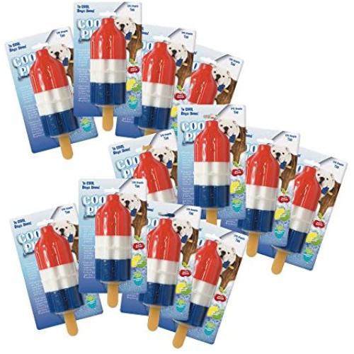 Cool Pup Fun TPR Rocket Pop Cooling Freeze Dog Chew Toy