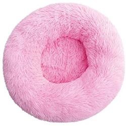 Qushy Dog Bed Comfortable Donut Cuddler Round Pet Mat Relief and Improved Sleep – Machine Washable