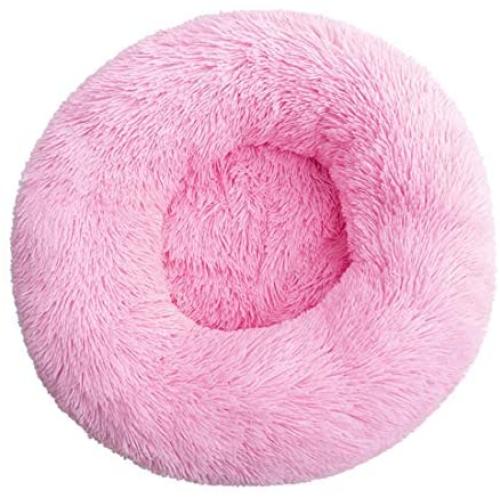 Qushy Dog Bed Comfortable Donut Cuddler Round Pet Mat Relief and Improved Sleep – Machine Washable