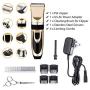 Meric Complete Pet Grooming Kit, Quiet Fur Clipping Set, Contains 4 Comb Attachments, Cleaning Brush and Lubricating Oil, Trims Fur of Dogs, Cats & Other Family Pets