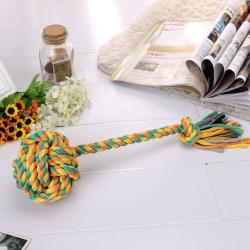 Miansheng molar Bite-resistant rope Bite resistant ball Pet cat Toy Tampons Miansheng Golden Retriever Large-scale Medium Small-scale Dog toys
