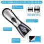 Visson Dog Clippers Washable,2in1 Dog Grooming Clippers Kit for Small Medium Dogs and Cats Hair Around Face, Paws, Eyes, Ears, Rump,Dog Trimmer Clippers Cordless,Low Noise Dog Shaver USB Rechargeable