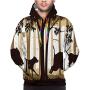 Dxichy Chasing The Wild Boar - - Boar,Unisex 3D Print Pullover Hooded Hoodies with Big Pocket Forest S