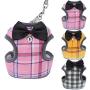 Frienda Set of 3 Adjustable Pet Vest Harness with Leash for Puppies Cat Boys or Girls Walking and Training