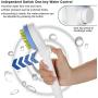 OWNPETS Pet Bath Shower Sprayer Attachment, Adjustable Pet Bathing Tools Shower Sprayer with Towel, Dog Combing Water Sprinkler Brush for Dogs Cats Puppies, Easy at Home Dog Cleaning, Massaging
