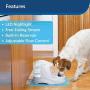 PetSafe Drinkwell Platinum or Platinum LED Pet Fountains, Best for Cats and Small to Medium Dogs, Fresh Filtered Water Dispenser, LED Light for Nighttime Visibility, 168 Oz Capacity