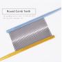Smith Chu Professional Fine Tooth Pin Tail Comb for Dogs Cats - Aluminium Ally Anti Static Hair Trimmer Combs - Pet Dog Grooming Teasing Comb for Dog Groomers