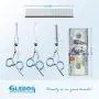 GLADOG Professional Grooming Scissors for Dogs with Safety Round Tips, 4 in 1 Dog Grooming Scissors Set, Sharp and Durable Pet Grooming Shears for Dogs and Cats GLADOG Professional Grooming Scissors for Dogs with Safety Round Tips, 4 in 1 Dog Grooming Scissors Set, Sharp and Durable Pet Grooming Shears for Dogs and Cats
